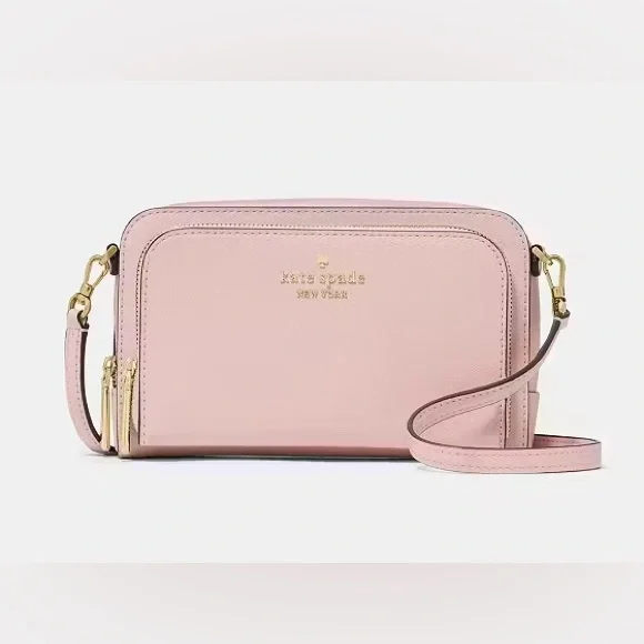 Kate Spade Staci Mini Crossbody Bag Leather,  Tutu Pink, Model: KG036 - Picture 10 of 11